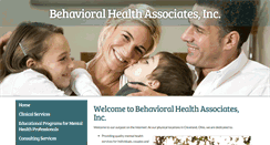 Desktop Screenshot of behavioralhealthassoc.com